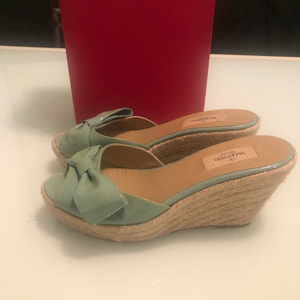 Valentino Wedge Sandals Slides